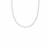Bella Necklace with Pearls in Silver