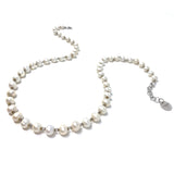 Freshwater Pearls Necklace in Silver