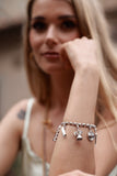 Fusillo Pasta Charm in Silver