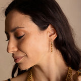 Links 5mm Earrings in Gold, Short