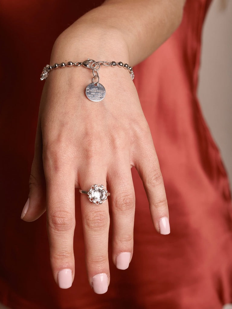 Vivaldi Summer Ring in Silver