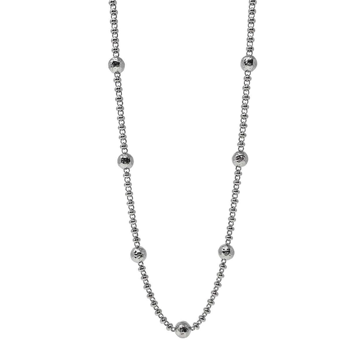 Bubbles Necklace in Silver