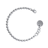 Beads 3mm Bracelet in Silver