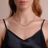 Links 2mm Necklace in Gold