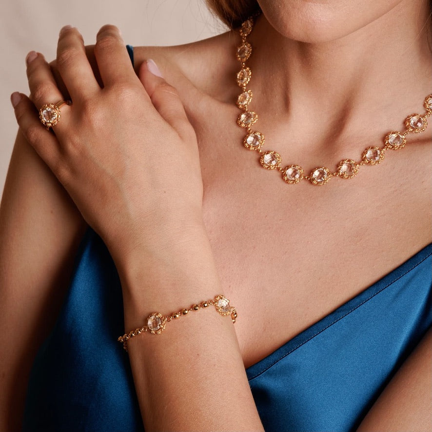 Vivaldi Summer Necklace in Gold