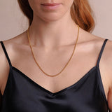 Links 2mm Necklace in Gold