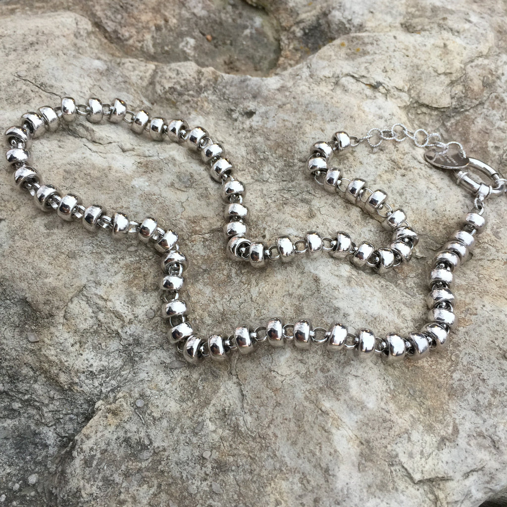 Ciambelle 10mm Necklace in Silver