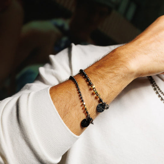 Links 3mm Maximo Bracelet in Black