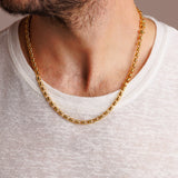 Links 5mm Maximo Necklace in Gold