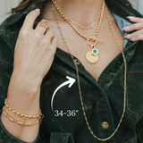 Bella Necklace in Gold