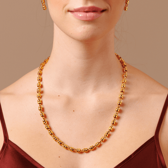 Links 7mm Necklace in Gold