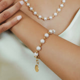 Bella Bracelet with Pearls in Gold