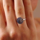Wish Ring in 18K White Gold with Sapphires and Diamonds