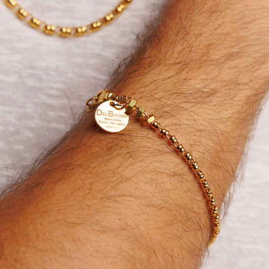 Links 3mm Maximo Bracelet in Gold