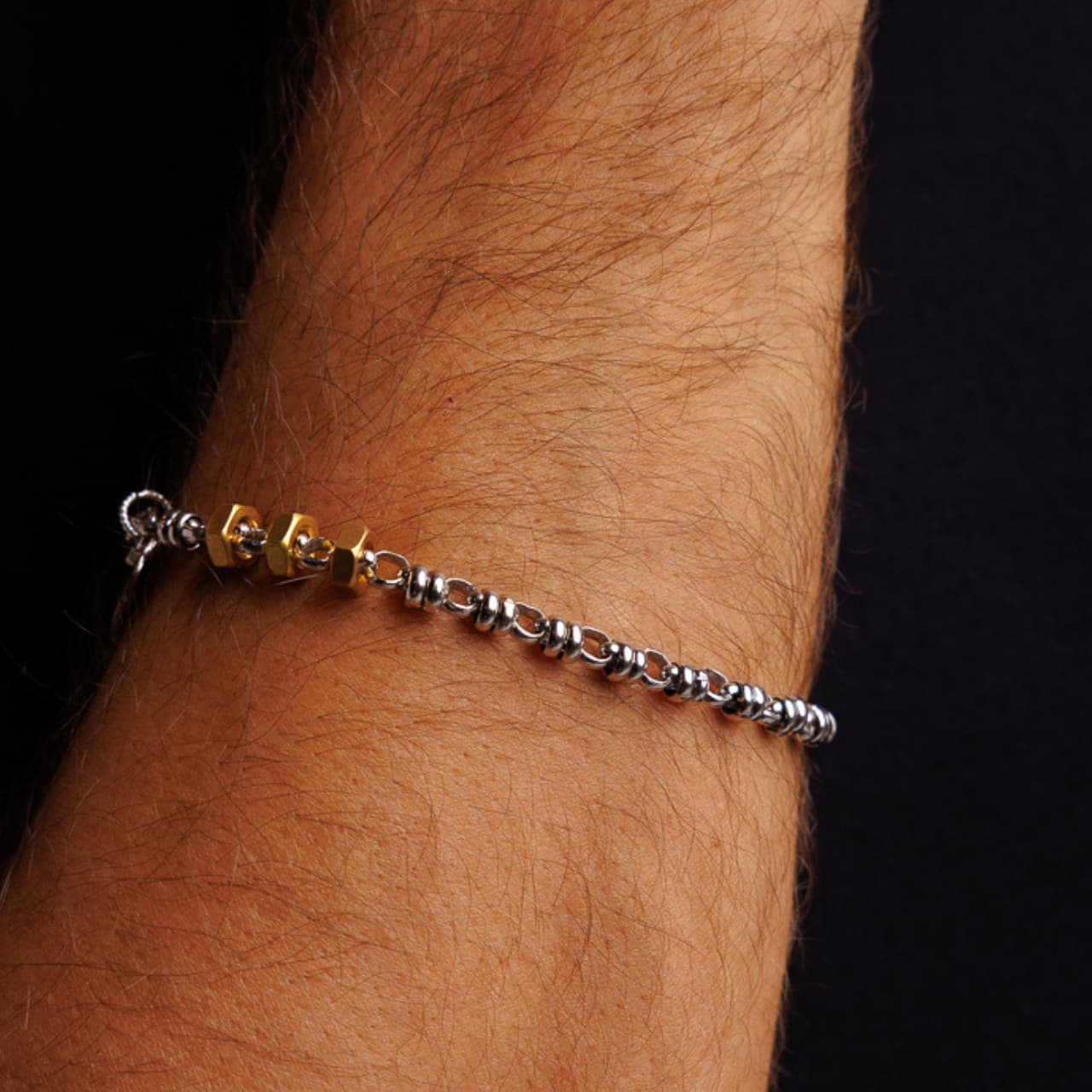 Links 3mm Maximo Bracelet in Silver