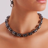 Links 1974 Necklace in Black, Grande
