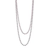 Collana Links Caviale in Rodio