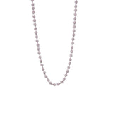 Collana Links Caviale in Rodio