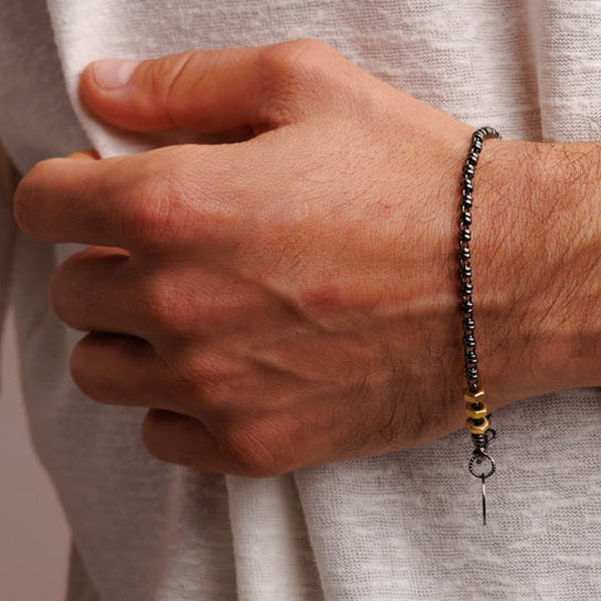 Links 3mm Maximo Bracelet in Black