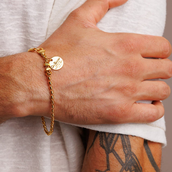 Links 3mm Maximo Bracelet in Gold