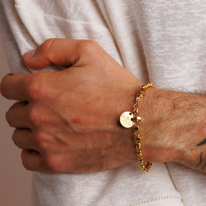 Links 5mm Maximo Bracelet in Gold