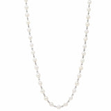 Bella Necklace with Pearls in Silver