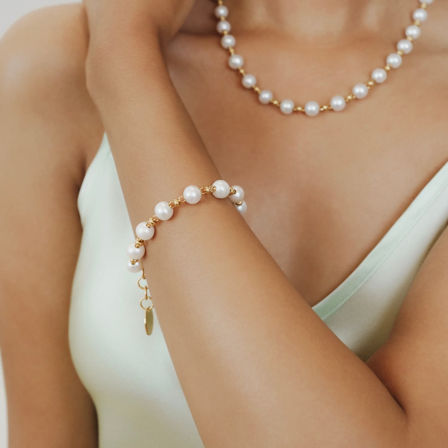 Bella Bracelet with Pearls in Gold