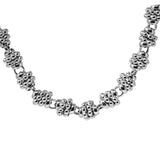 Bracciale Links Caviale in Rodio