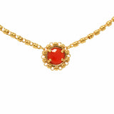 Collana Gemma con Corniola in Oro