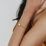 Gemma Bracelet in Gold with Turquoise
