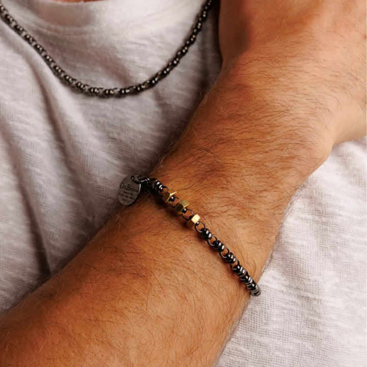 Links 5mm Maximo Bracelet in Black