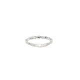 Whisper Ring in 14k White Gold with Diamond Stations