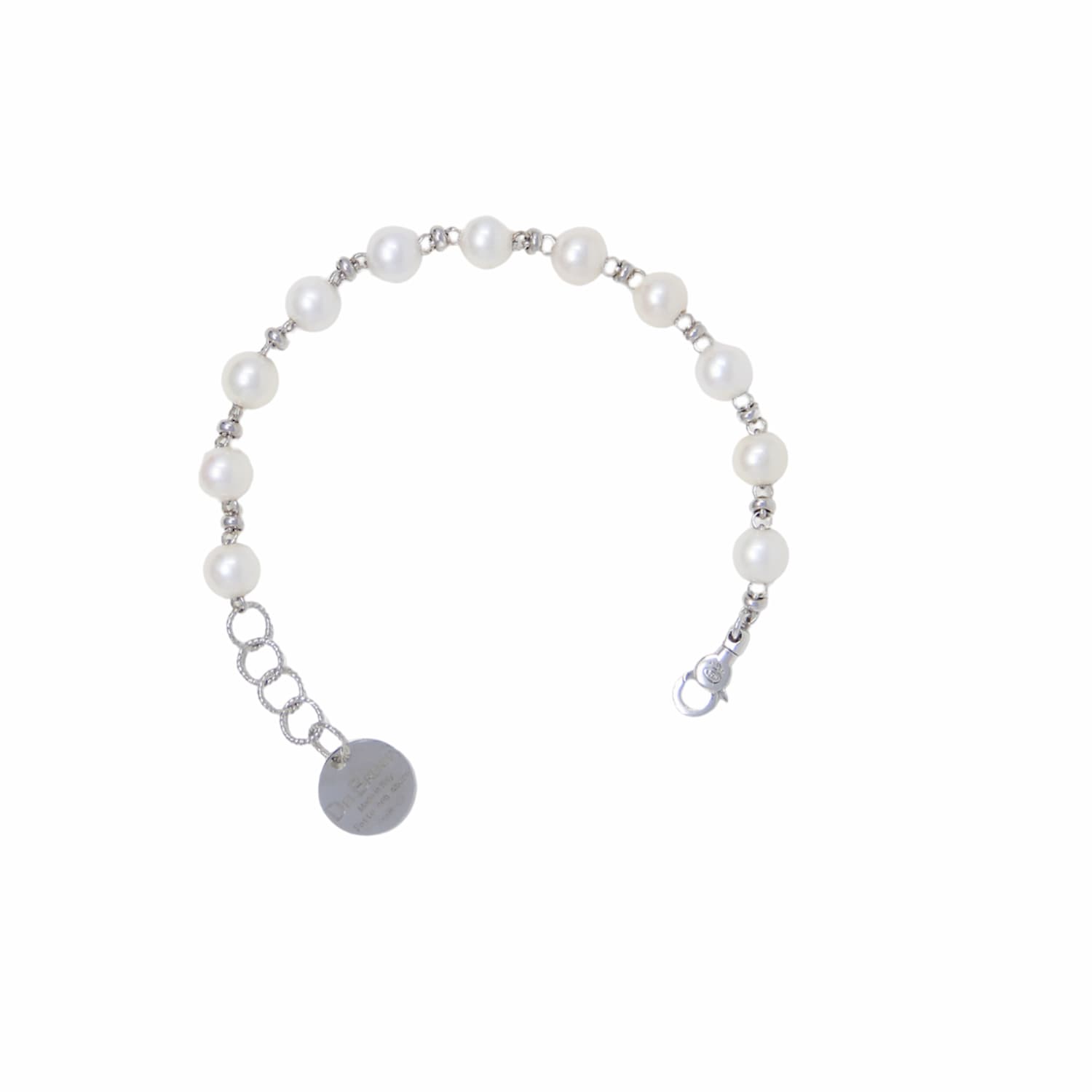 Bella Bracelet with Pearls in Silver