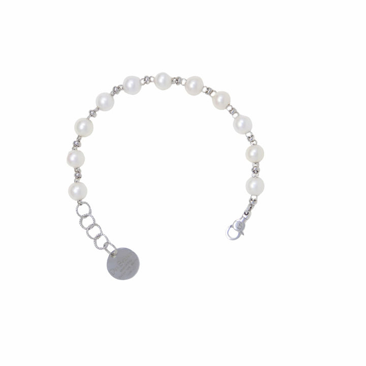 Bella Bracelet with Pearls in Silver