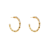 Whisper Earrings in 14k Yellow Gold with Diamond Stations