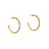 Whisper Earrings in 14k Yellow Gold with Diamond Clusters