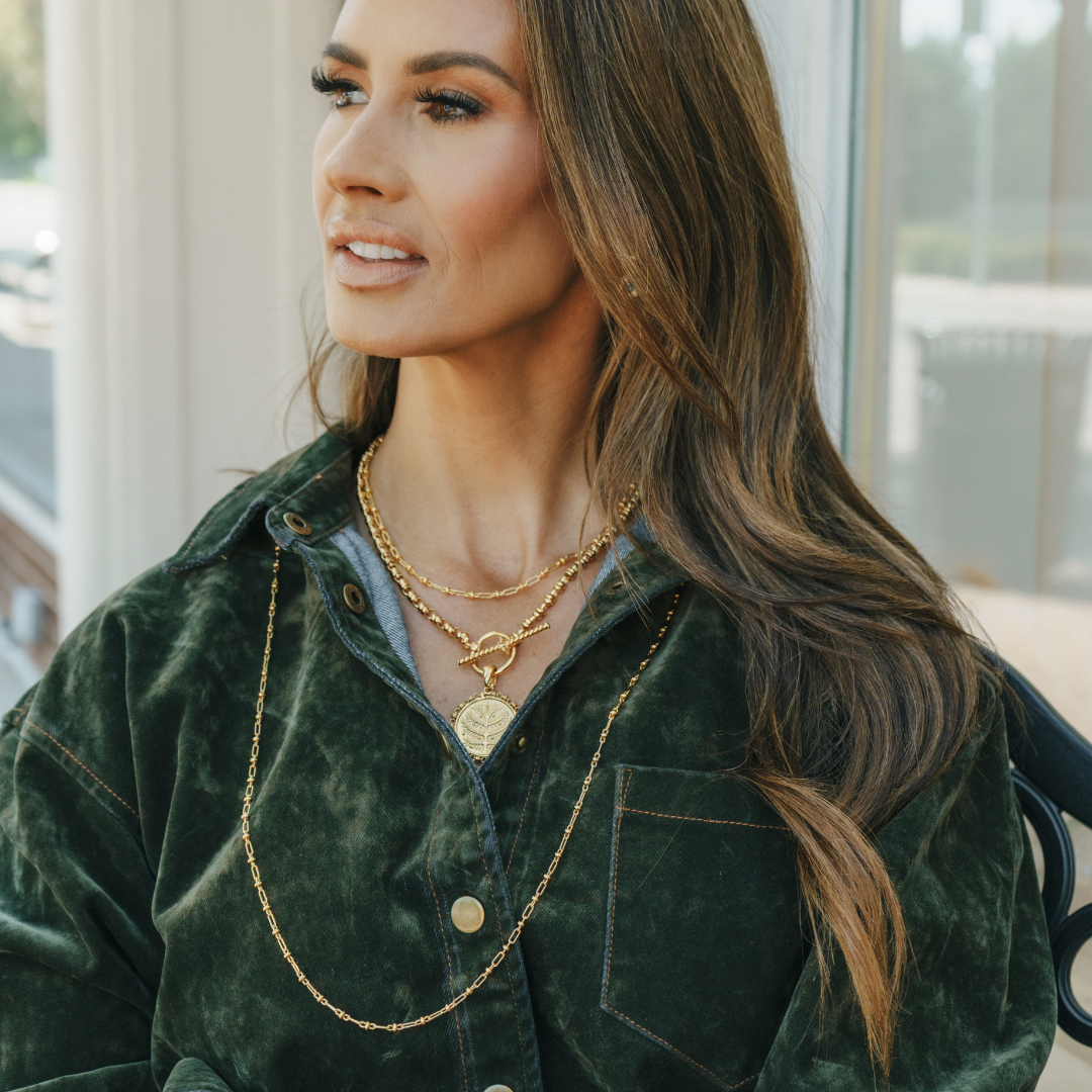 Bella Necklace in Gold