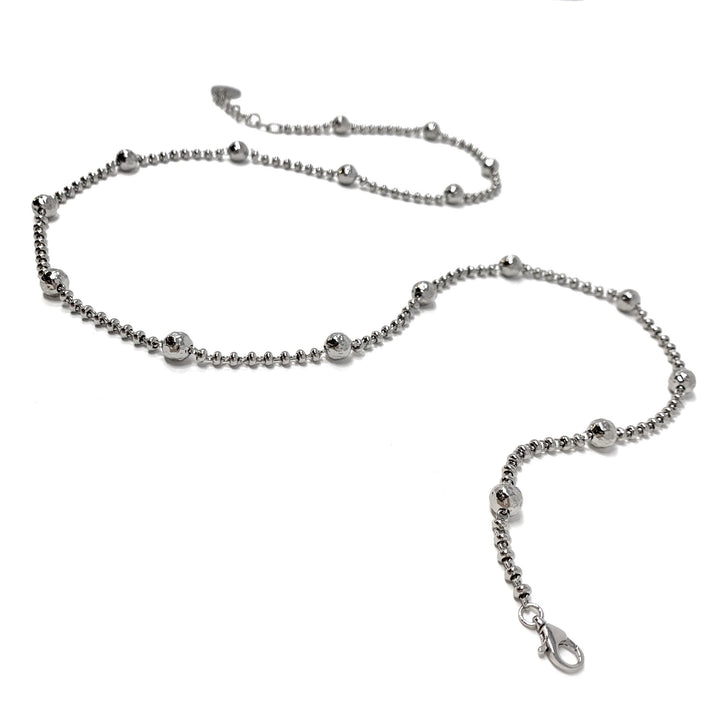 Bubbles Necklace in Silver
