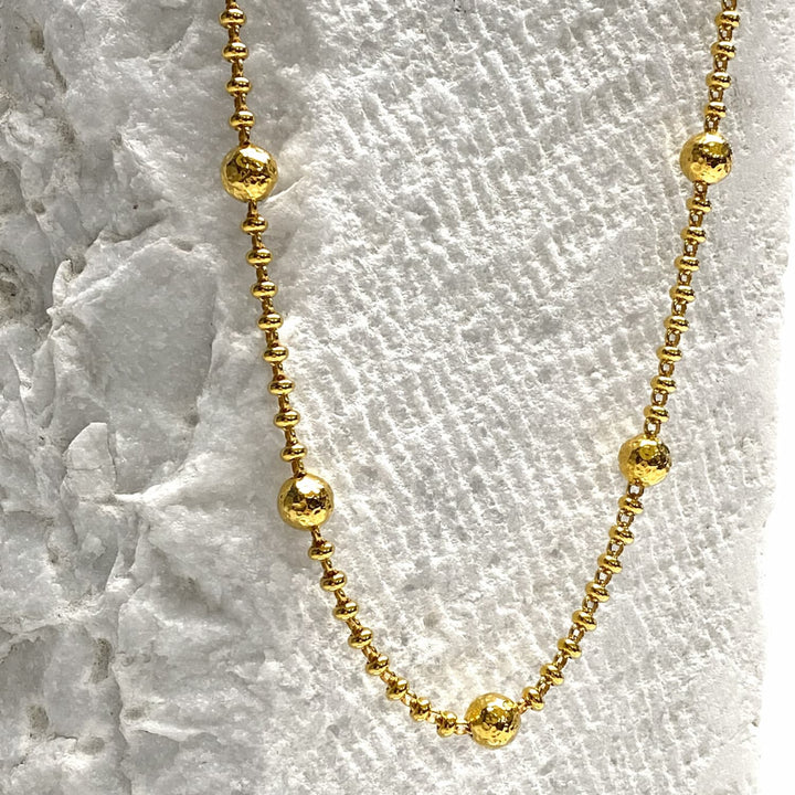 Bubbles Necklace in Gold