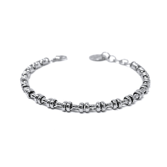 Links 5mm Bracelet Rhodium