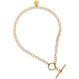 Wispy Toggle Necklace in Gold