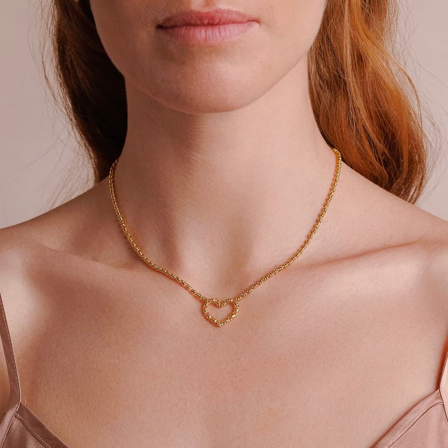 Mini Amore Necklace in Gold