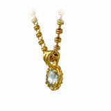 Filary Pendant in Gold with Prasiolite