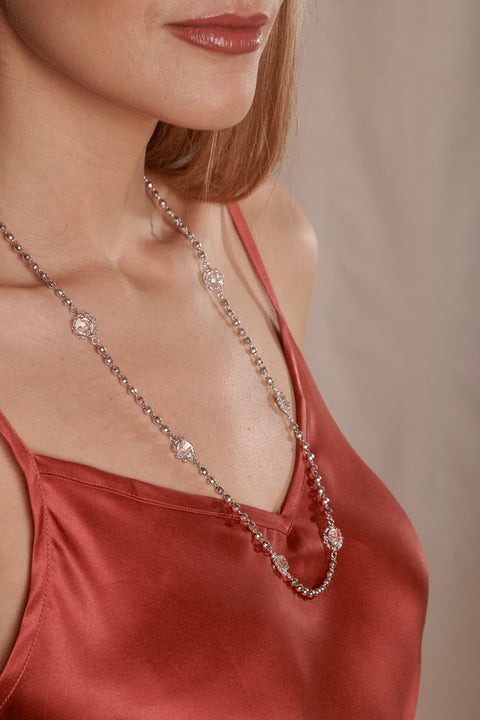 Vivaldi Summer Brio Necklace in Silver