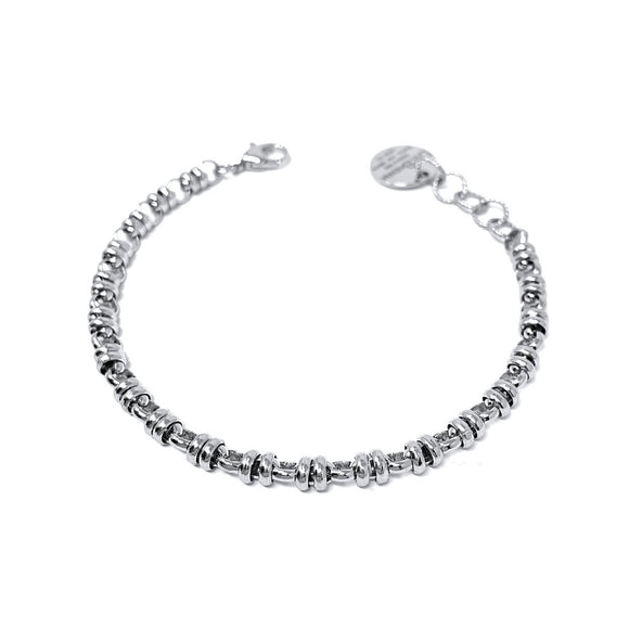 Links 5mm Bracelet Rhodium