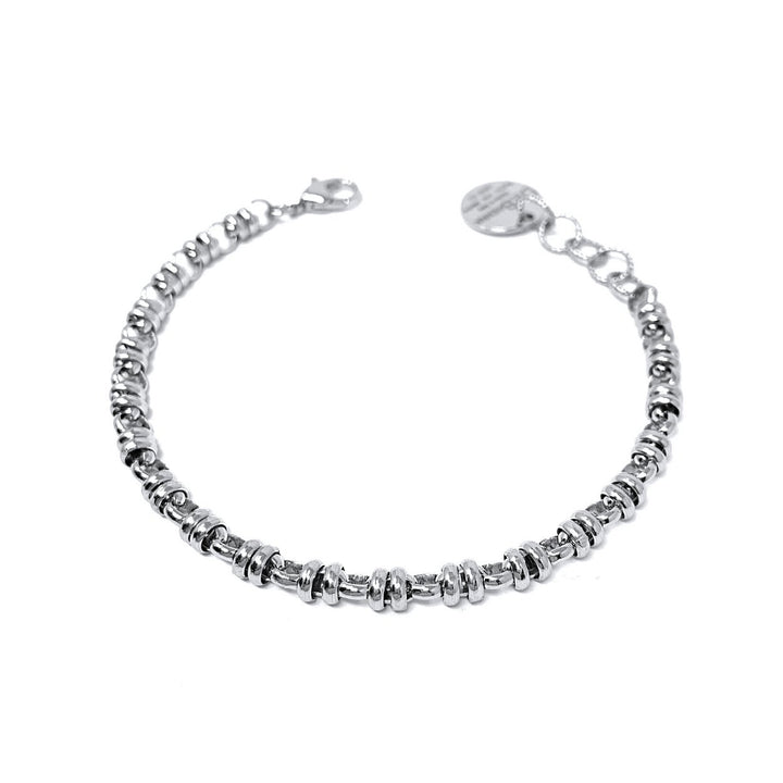 Links 5mm Bracelet Rhodium