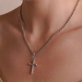 Lonestar Cross Pendant in Gold