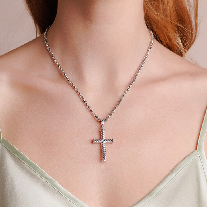 Lonestar Cross Pendant in Silver