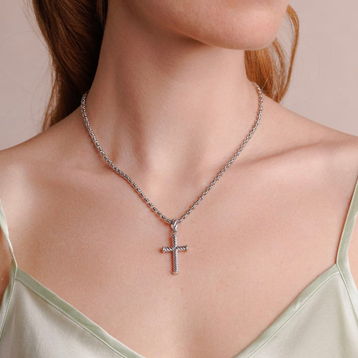 Lonestar Cross Pendant in Gold, Small