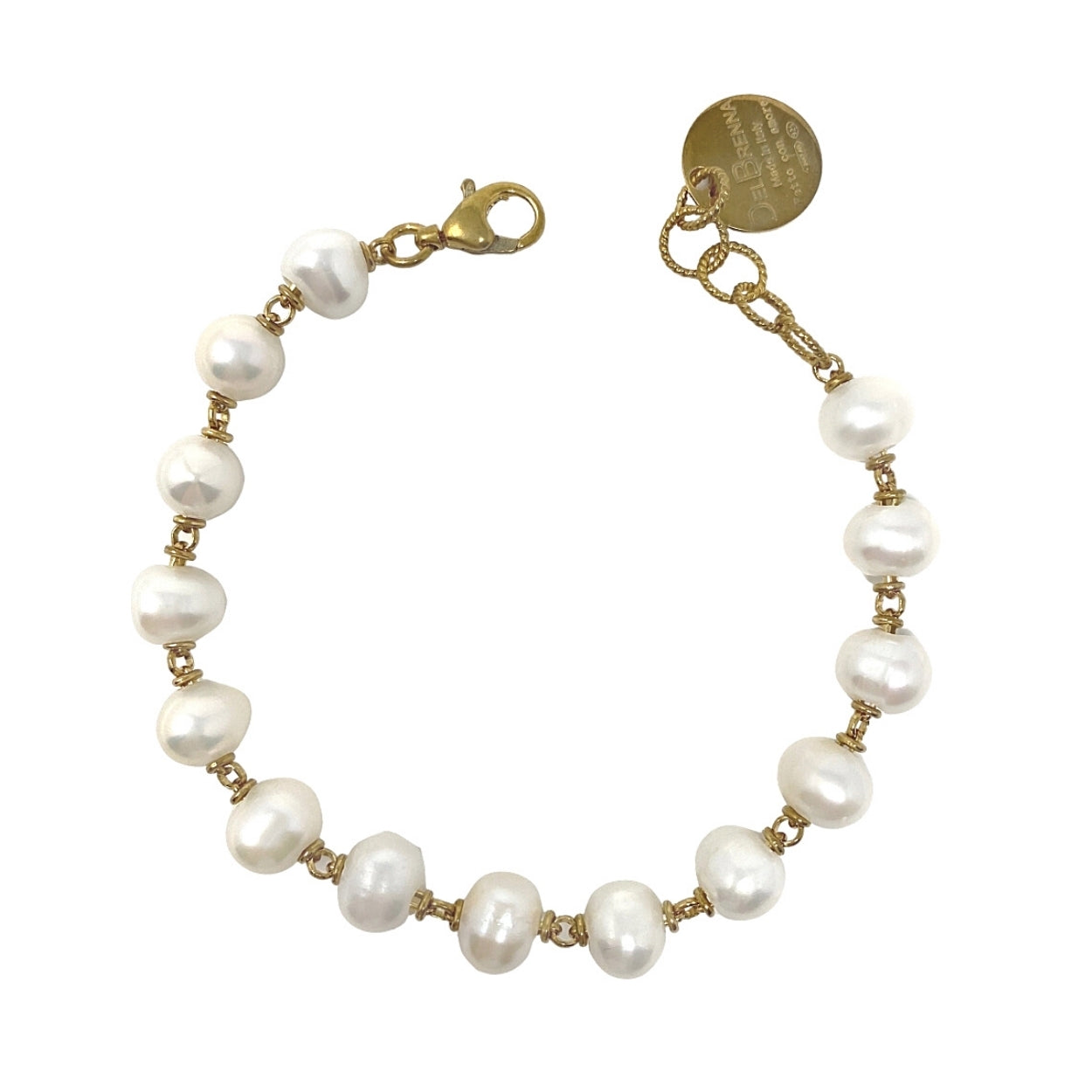 Freshwater Pearls Bracelet in Gold